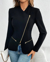 Slim Fit Mid-length Suit Jacket Women