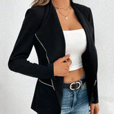 Slim Fit Mid-length Suit Jacket Women
