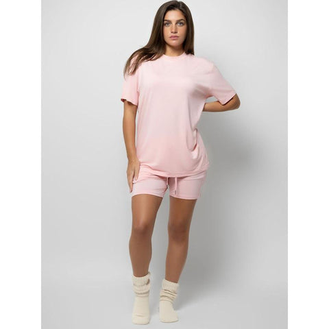 Women's Plus Size Loose Casual Summer Short-sleeved Home Wear Suit