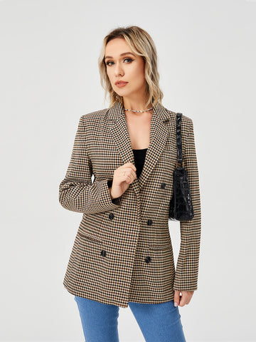 Womens Casual Blazer Jacket  Long Sleeve Work 0ffice Blazer Lapel  Jacket