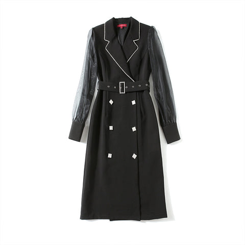 French Small Suit Dress Mid-Length Autumn Business Wear Temperament Skirt