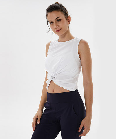 Loose yoga tops sleeveless