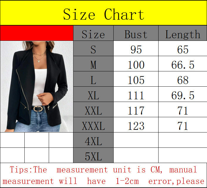 Slim Fit Mid-length Suit Jacket Women