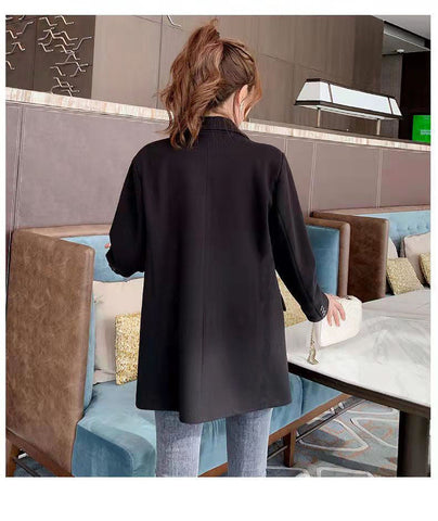 Design Sense Niche Suit Brown Small Suit Jacket Women