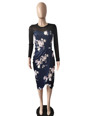 Summer Screen Printed Dress Casual Women's Wear