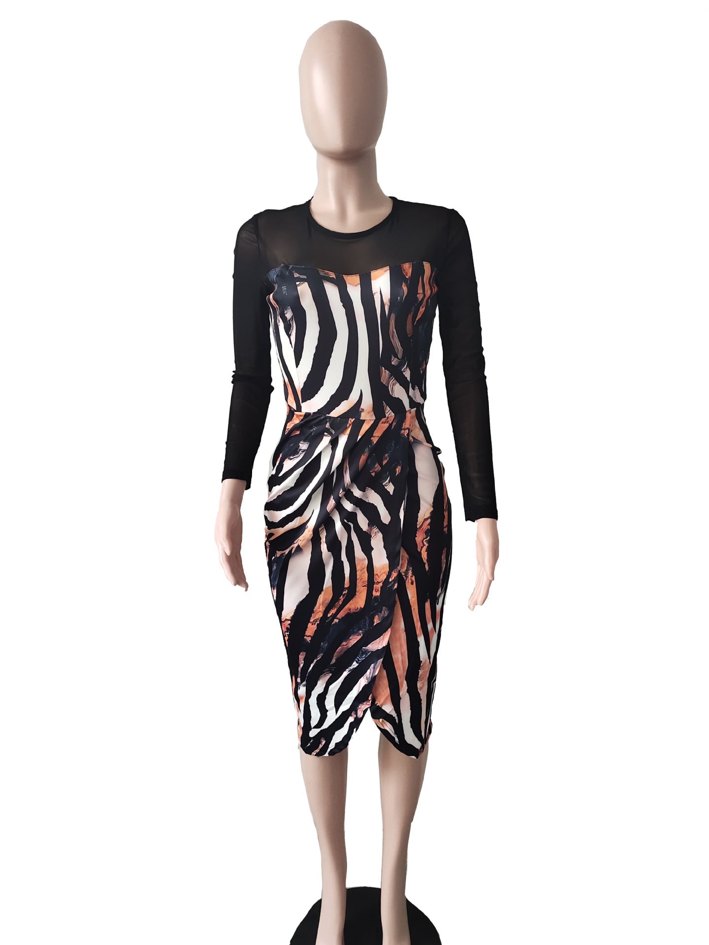 Summer Screen Printed Dress Casual Women's Wear