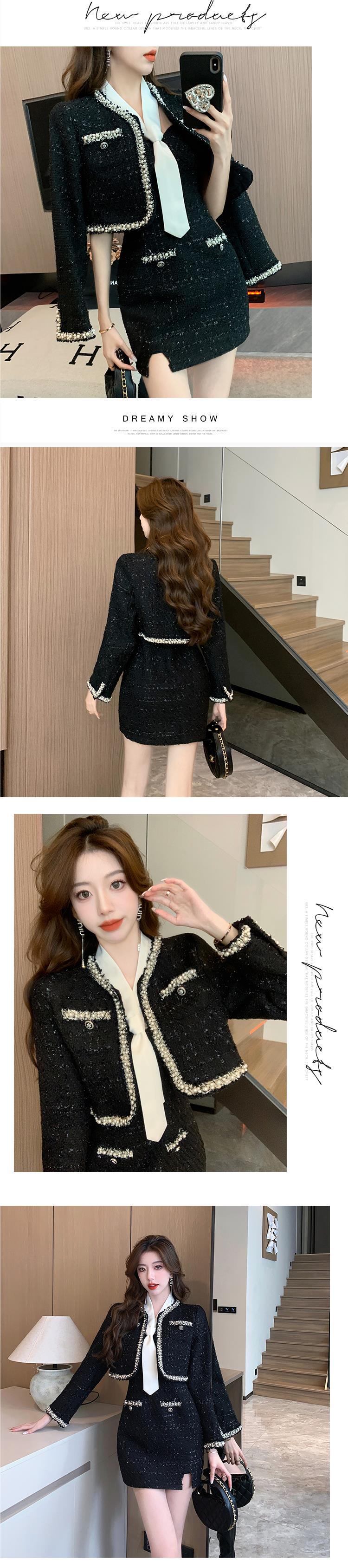 Style Business Suit And Dress Suspender Skirt Short Coat