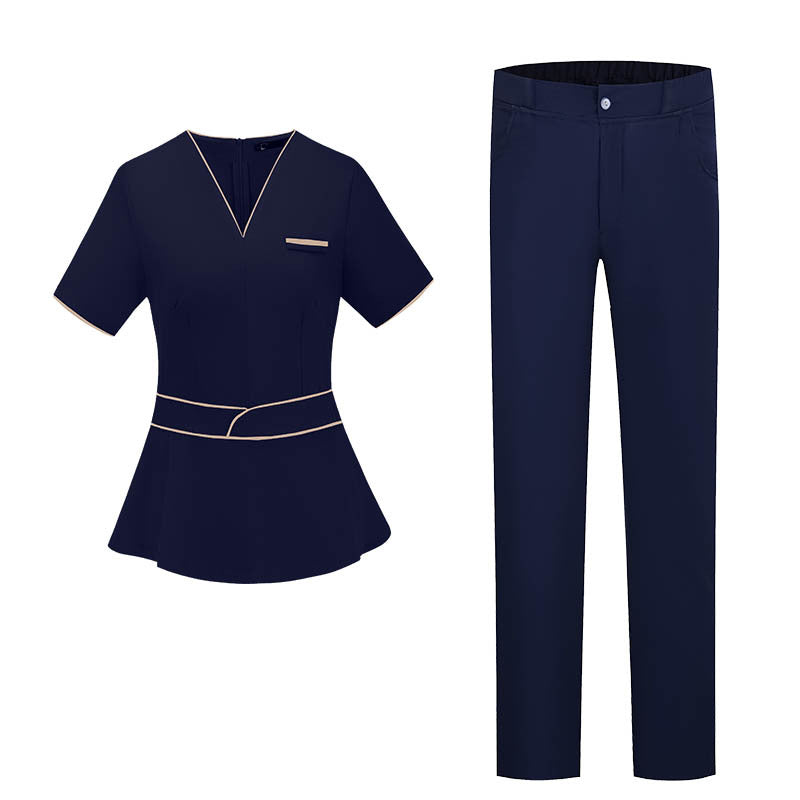 Work Clothes Women's Half Sleeve Business Dress